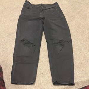 American Eagle Outfitters Men's Dark Gray Relaxed Jeans